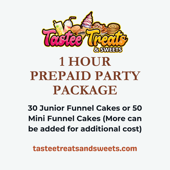 1hr Pre Paid Party Package